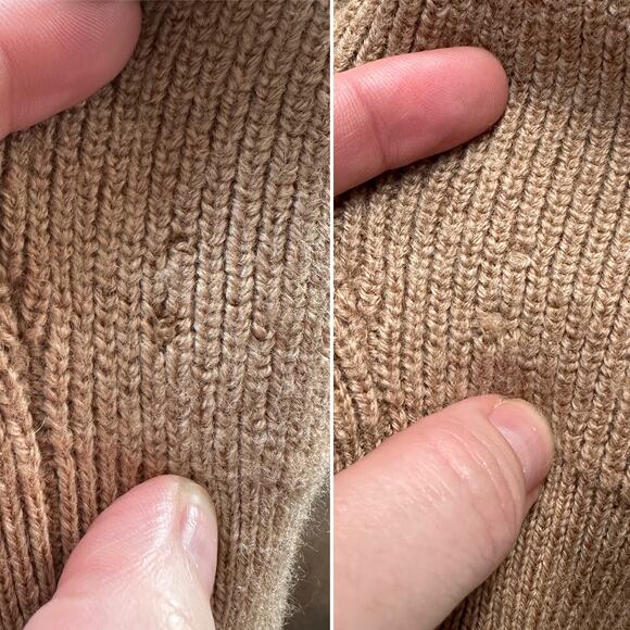 Babaton Maclean Merino Wool Mini Dress Oversized Ribbed Turtleneck Sweater Sz: M - Picture 10 of 11